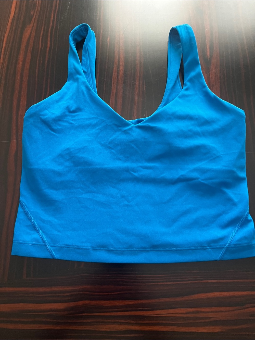 Lightweight Blue Women's Bralette Tank Top